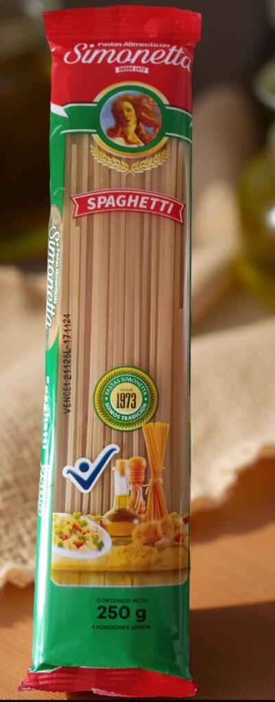 Pastas Alimenticias SIMONETTA SPAGHETTI